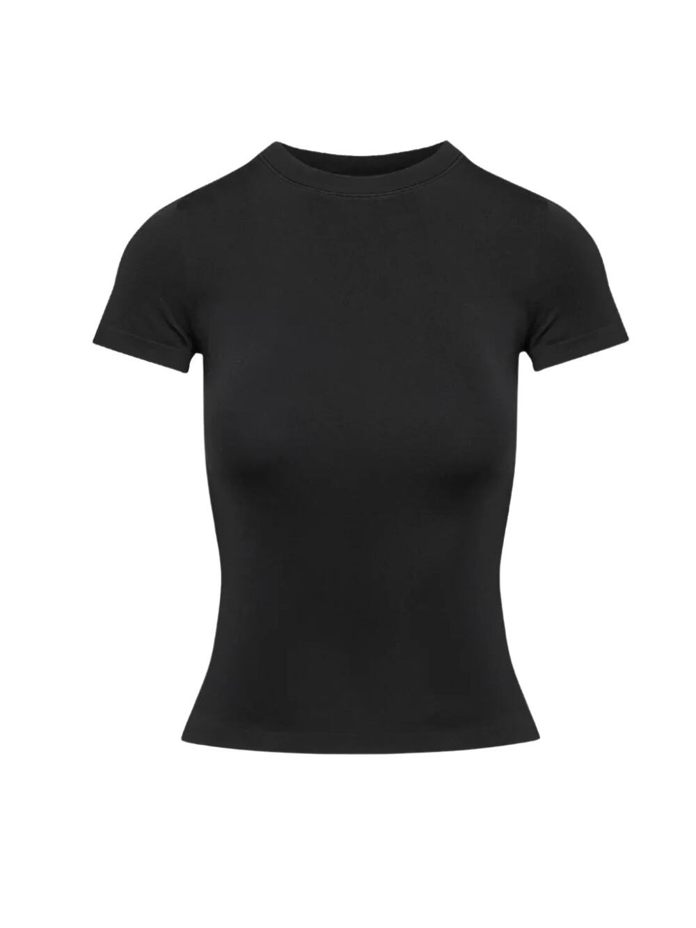 Sunday Best Aritizia Willow SinchSeamless T-Shirt Black XL Stretch Top Crop EUC